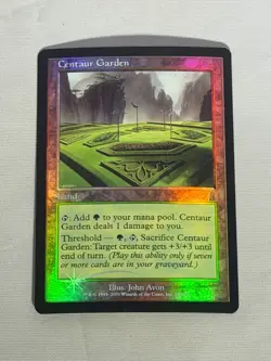 MTG FOIL Centaur Garden Odyssey Magic the Gathering - Image 1