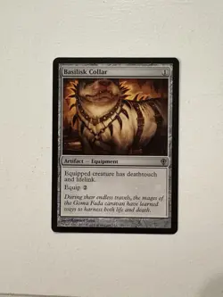 Basilisk Collar (Worldwake) - Moderately Played (MP) - Magic the Gathering - MTG - Image 1