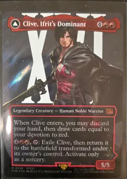 Clive, Ifrit's Dominant (Borderless) (Surge Foil) (0530) Final Fantasy Foil - Image 1