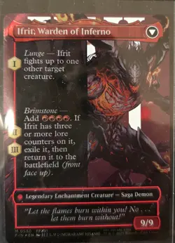 Clive, Ifrit's Dominant (Borderless) (Surge Foil) (0530) Final Fantasy Foil - Image 2