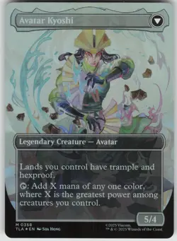 MTG The Legend of Kyoshi Borderless Foil NM Avatar: The Last Airbender Magic 358 - Image 2