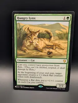 MTG - Hungry Lynx - Creature Cat - LIST #31 - Rare - Image 1