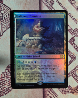 MTG Foil Hallowed Fountain Lorwyn Eclipsed Magic the Gathering NM - Image 1