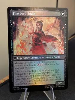The Rise of Sozin Avatar: The Last Airbender Foil - Image 2