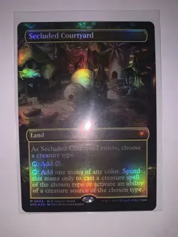 Secluded Courtyard (Borderless) Special Guests Foil - Image 3