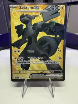Pokemon TCG - Zekrom ex - Black Bolt 158/086 Ultra Rare Full Art Holo - Image 1
