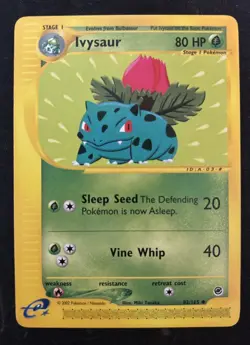 Pokemon Card - Ivysaur Expedition 82/165 Uncommon Non Holo LP+/NM - Image 1