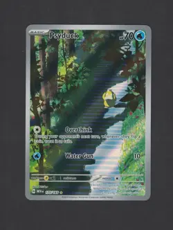 Pokemon TCG Psyduck Scarlet & Violet-151 175/165 Illustration Rare NEAR MINT - Image 1