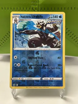 Pokemon TCG 2021 Rapid Strike Urshifu 44/198 Chilling Reign Reverse Holo LP/MT - Image 1