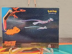 Topps Pokemon Mewtwo Strikes Back Movie Black Label Holo Foil Farewell 39 - Image 1