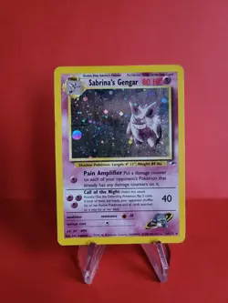 Pokemon Karte/card - Sabrina's Gengar 14/132 Gym Heroes Holo - VG-Excellent - Image 1