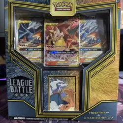 Pokemon TCG League Battle Deck Charizard and Reshiram GX Box New Sealed - Image 1