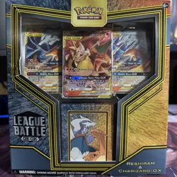 Pokemon TCG League Battle Deck Charizard and Reshiram GX Box New Sealed - Image 2