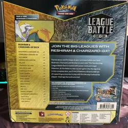 Pokemon TCG League Battle Deck Charizard and Reshiram GX Box New Sealed - Image 3