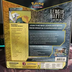 Pokemon TCG League Battle Deck Charizard and Reshiram GX Box New Sealed - Image 4