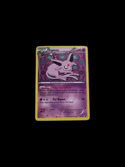2013 Pokemon TCG Espeon BW92 Black & White Black Star Promo Holo w/ SWIRL - NM - Image 1