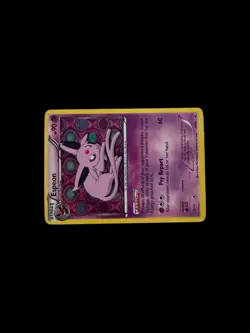 2013 Pokemon TCG Espeon BW92 Black & White Black Star Promo Holo w/ SWIRL - NM - Image 4