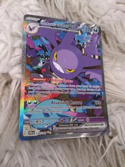 Pokemon Team Rocket's Crobat ex 234/182 Destined Rivals Holo Rare NM FRESH PULL - Image 2