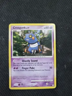 Croagunk - 78/123 - Common - Mysterious Treasures - 2007 - Pokemon Card - HP - Image 1