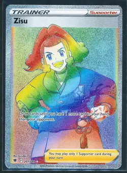 Zisu 207/189 Rainbow Secret Rare Pokemon 2022 Astral Radiance NM - Image 1