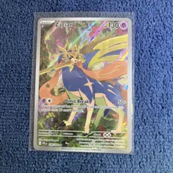 Pokemon ZACIAN 100/094 - Phantasmal Flames - ILLUSTRATION RARE - MINT - Image 1