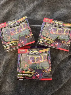 Pokemon Mega Battle Deck Gengar EX Lot of 3 Sealed Boxes - Image 1