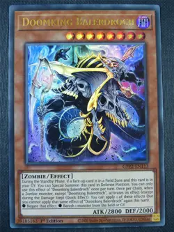 Doomking Balerdroch GFP2 Ultra Rare - 1st ed Yugioh Card #8GY - Image 1