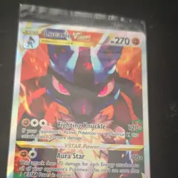 Pokemon Lucario VSTAR SWSH291 Promo Holo Vstar Card 270 HP English - Image 1