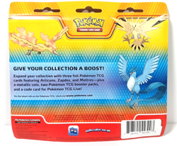 Pokemon TCG Zapdos Moltres Articuno Promo Blister 2 Pack with 3 Foil Cards - Image 3
