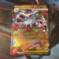 Mega Charizard X ex 013/094 Holo Shiny Pokemon Card Phantasmal Flames NEAR MINT - Image 1