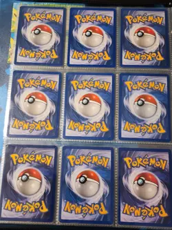 Pokemon Collection Binder Vintage Lot of Cards Holo Rares WoTC 1st Edition Etc - Image 5