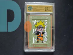 KAYOU CCG Card Uzumaki Naruto (Limited number#/720 ) embroid NRCC-QR-001 CCG 9.5 - Image 1