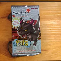 Maple Story Trading Card Game Pets - Unopened Booster Pack - Image 1