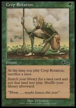 Crop Rotation x1 1x Urza's Legacy NM MTG - Image 1