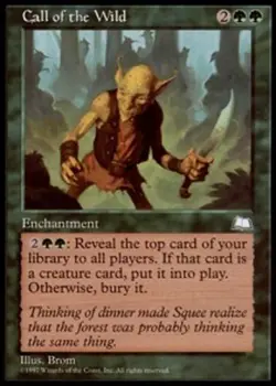 1 x Call of the Wild - Weatherlight - Light Play - MTG - Image 1