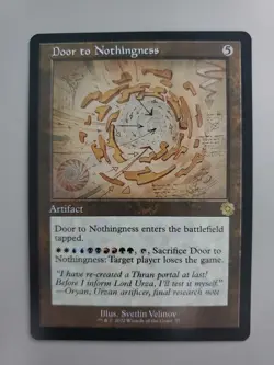 MTG Door to Nothingness The Brothers' War: Retro Frame Artifacts Schematic Rare - Image 1
