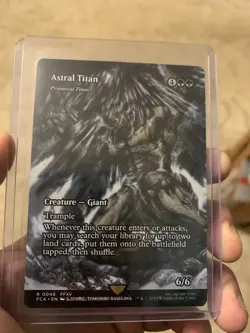 MTG Final Fantasy: Astral Titan - Primeval Titan - NEAR MINT - Regular - Image 1
