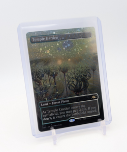 MTG - Temple Garden - Borderless Galaxy Foil #532 - Unfinity NM - Image 1