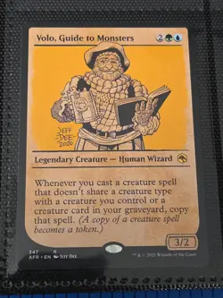 Volo, Guide to Monsters (Showcase) X1 AFR MTG Adventures In Forgotten Realms B1 - Image 1