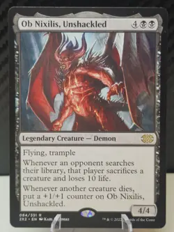MTG Ob Nixilis, Unshackled Double Masters 2022 Rare Near Mint - Image 1