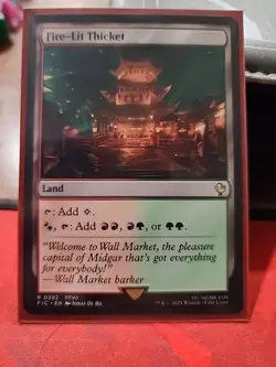 Fire-Lit Thicket Commander: Final Fantasy Regular - Image 1