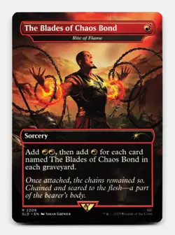 MTG: The Blades of Chaos Bond - Rite of Flame | Secret Lair Drop Series 2209 NM - Image 1