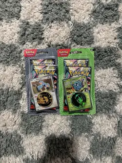 Pokemon TCG - Ascended Heroes Blister Packs Erica/Larry Lot of Two New - Image 1