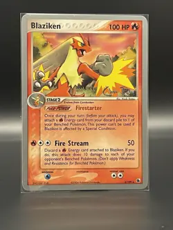 Pokemon TCG Blaziken 3/109 2004 World Championship Mint - Image 1