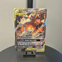 Pokemon Reshiram & Charizard GX Full art Tag team - Image 2