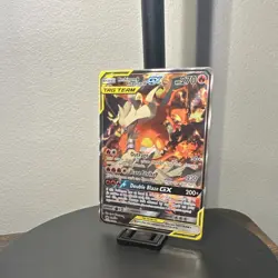 Pokemon Reshiram & Charizard GX Full art Tag team - Image 3