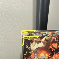 Pokemon Reshiram & Charizard GX Full art Tag team - Image 4