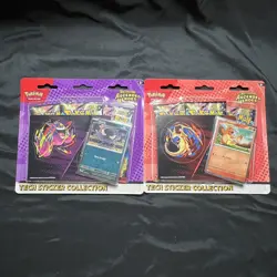 Pokemon TCG Ascended Heroes Tech Sticker Collection 2 Set GASTLY & CHARMANDER - Image 1