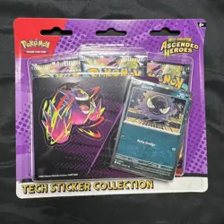 Pokemon TCG Ascended Heroes Tech Sticker Collection 2 Set GASTLY & CHARMANDER - Image 4