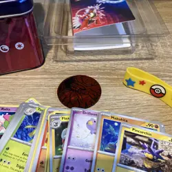 Pokemon Collector Chest Lunchbox Tin 2023 Koraidon Miraidon Paldea Evolved - Image 4